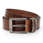 GIL Casual Men's Full-Grain Leather Belt | Waxy Marble
