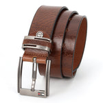 GIL Casual Men's Full-Grain Leather Belt | Waxy Marble