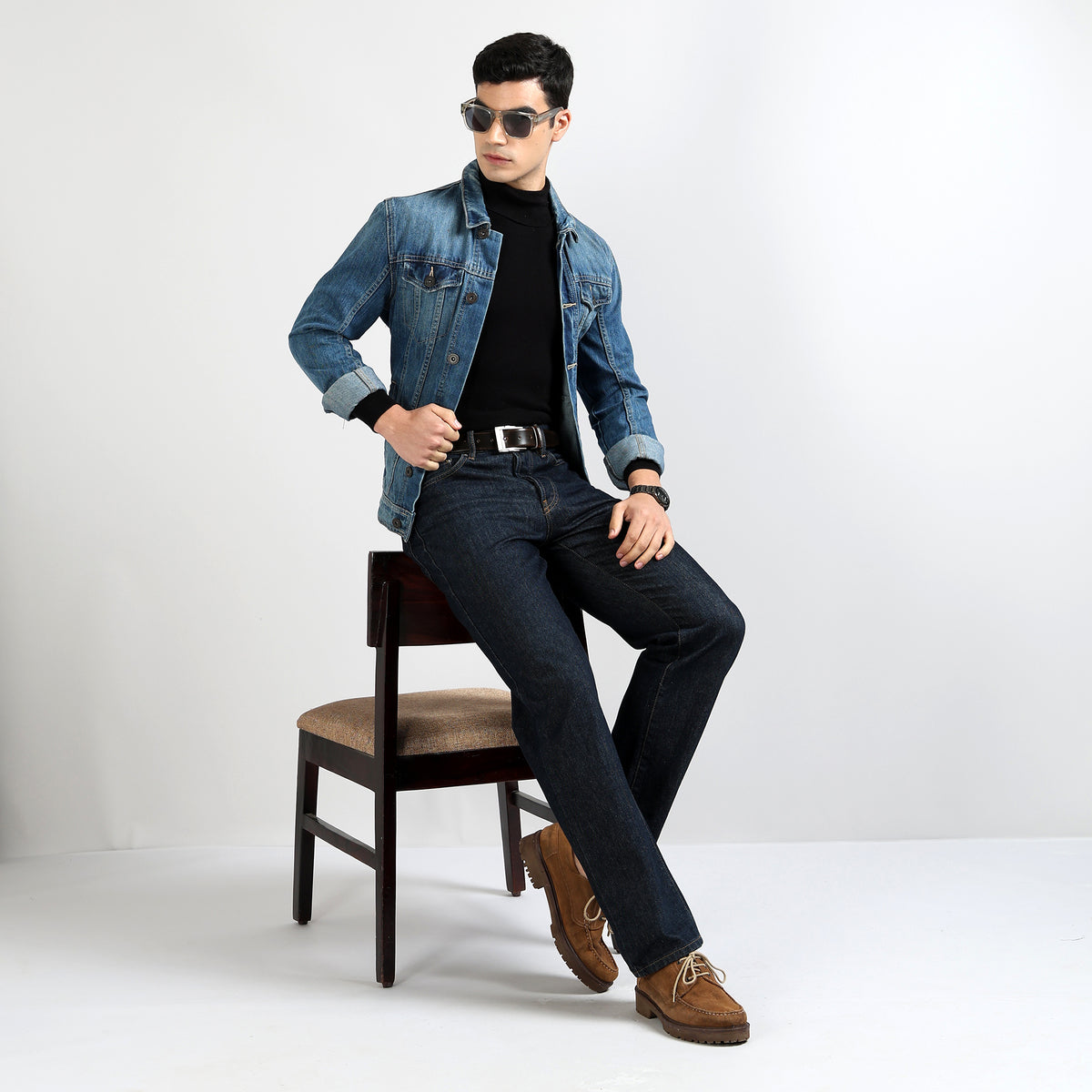Profile Pull-SM Men's Leather Belt | Pull-Up Effect | Wrinkle-free