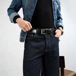 Profile Pull-SM Men's Leather Belt | Pull-Up Effect | Wrinkle-free