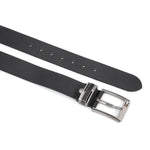 GIL Casual Men's Full-Grain Leather Belt | Waxy Marble