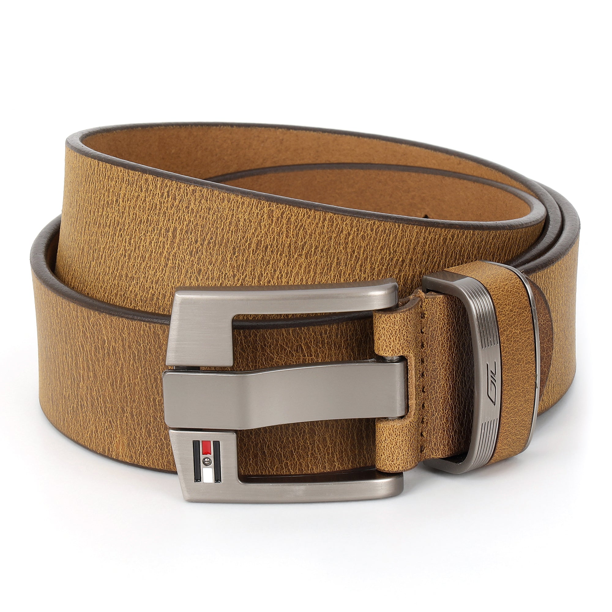 GIL Casual Men's Full-Grain Wrinkle-Free Leather Belt | Alaska