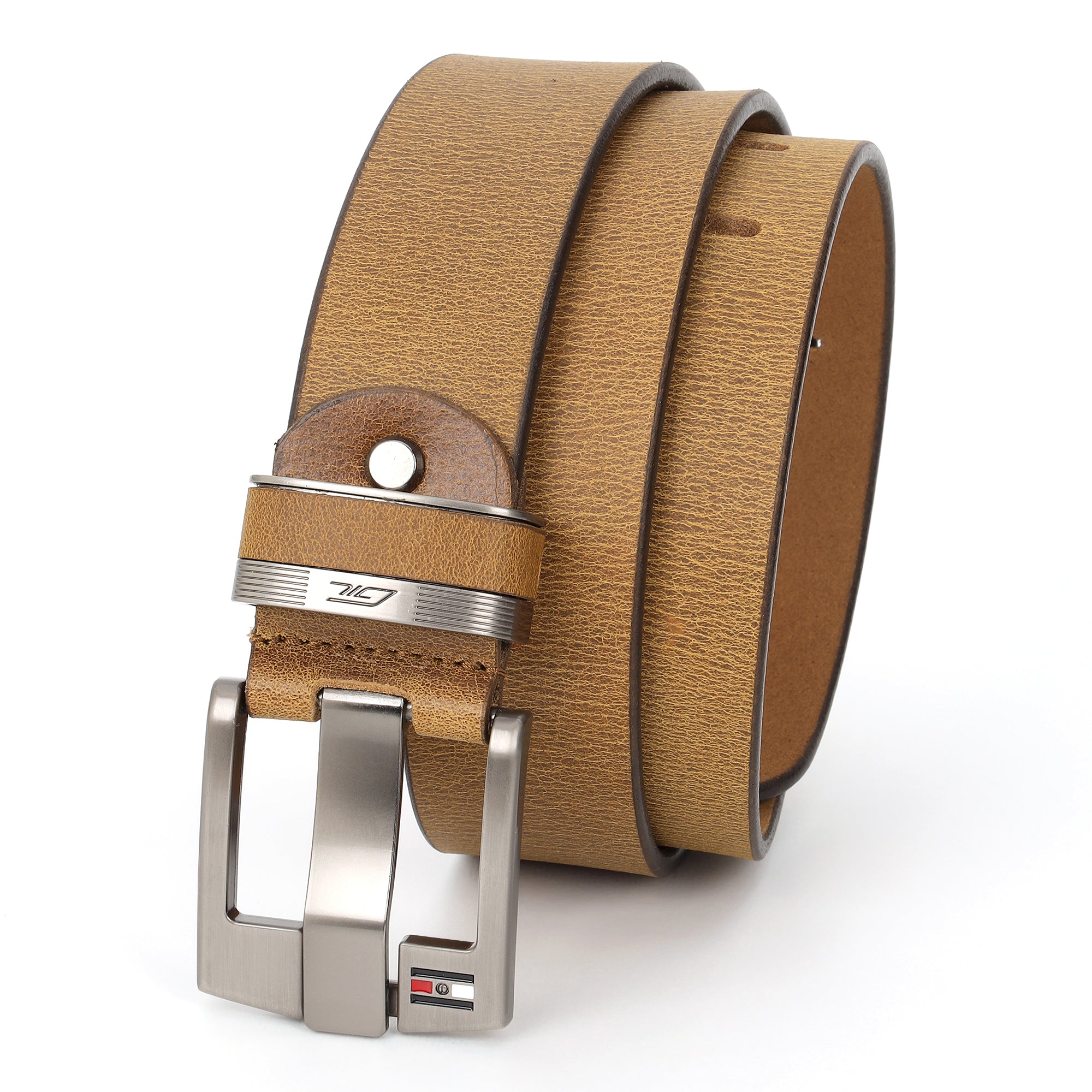 GIL Casual Men's Full-Grain Wrinkle-Free Leather Belt | Alaska