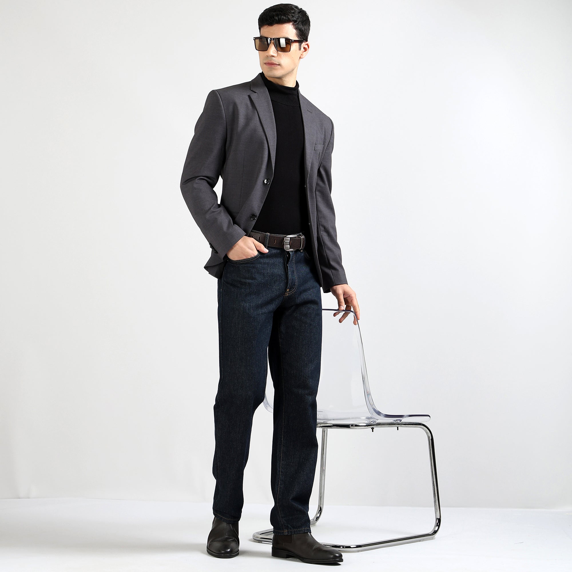 GIL Casual Men's Full-Grain Wrinkle-Free Leather Belt | Picasso