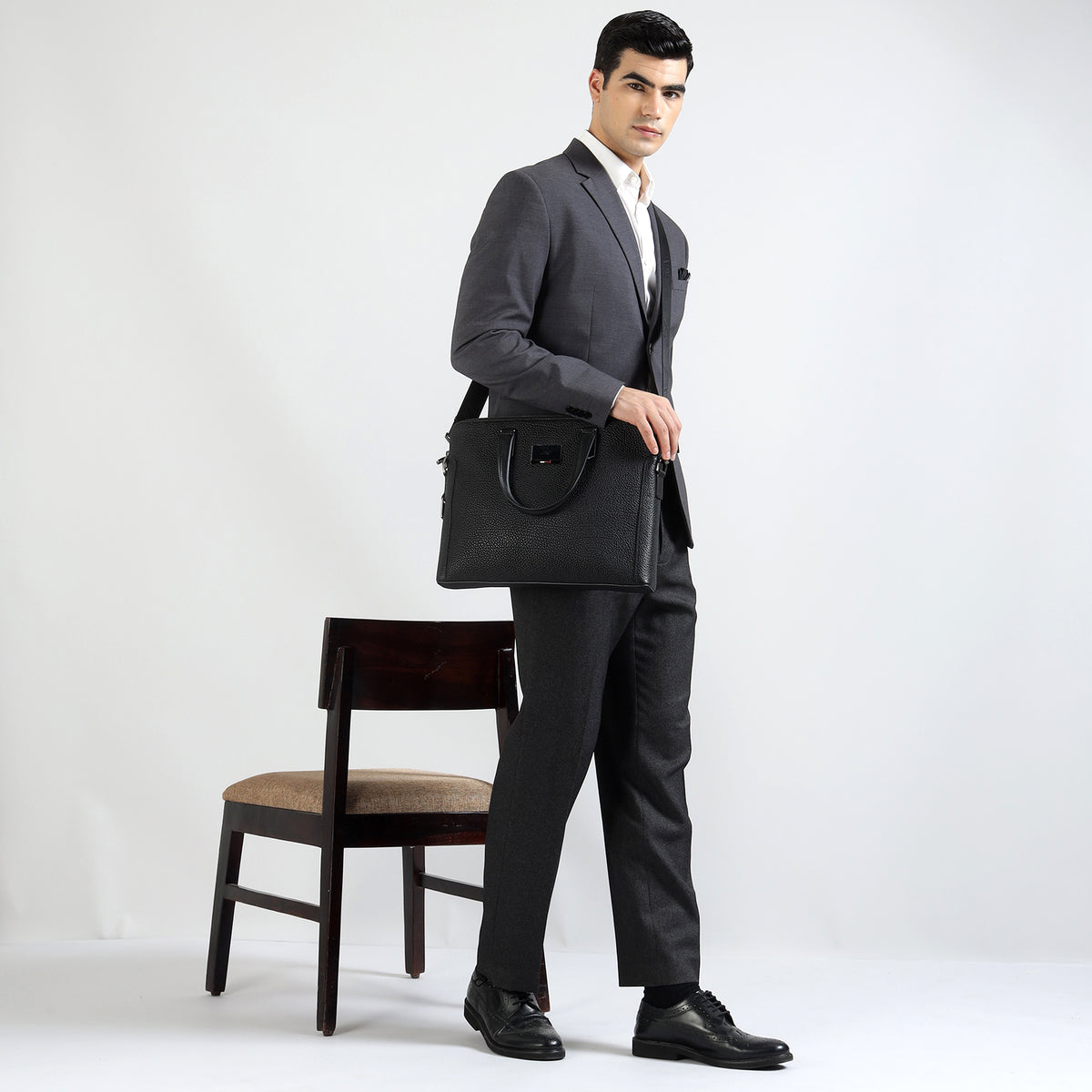 GIL Torino Premium Leather Laptop Bag for Men | Executive Business &amp; Office Bag