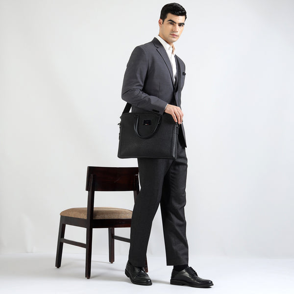 GIL Torino Premium Leather Laptop Bag for Men | Executive Business & Office Bag