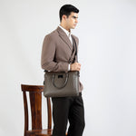 GIL Verona Premium Leather Office Bag for Men | Executive Laptop & Business Bag