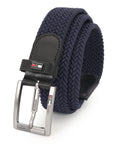 GIL Luxury Woven Stretch Men's Belt with Leather Detailing
