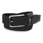 GIL Luxury Stretch Men's Belt with Leather Detailing 34mm Width