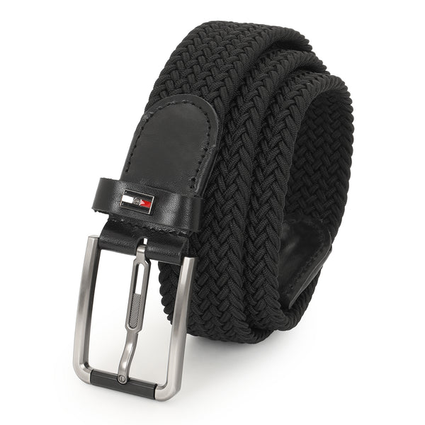 GIL Luxury Stretch Men's Belt with Leather Detailing 34mm Width