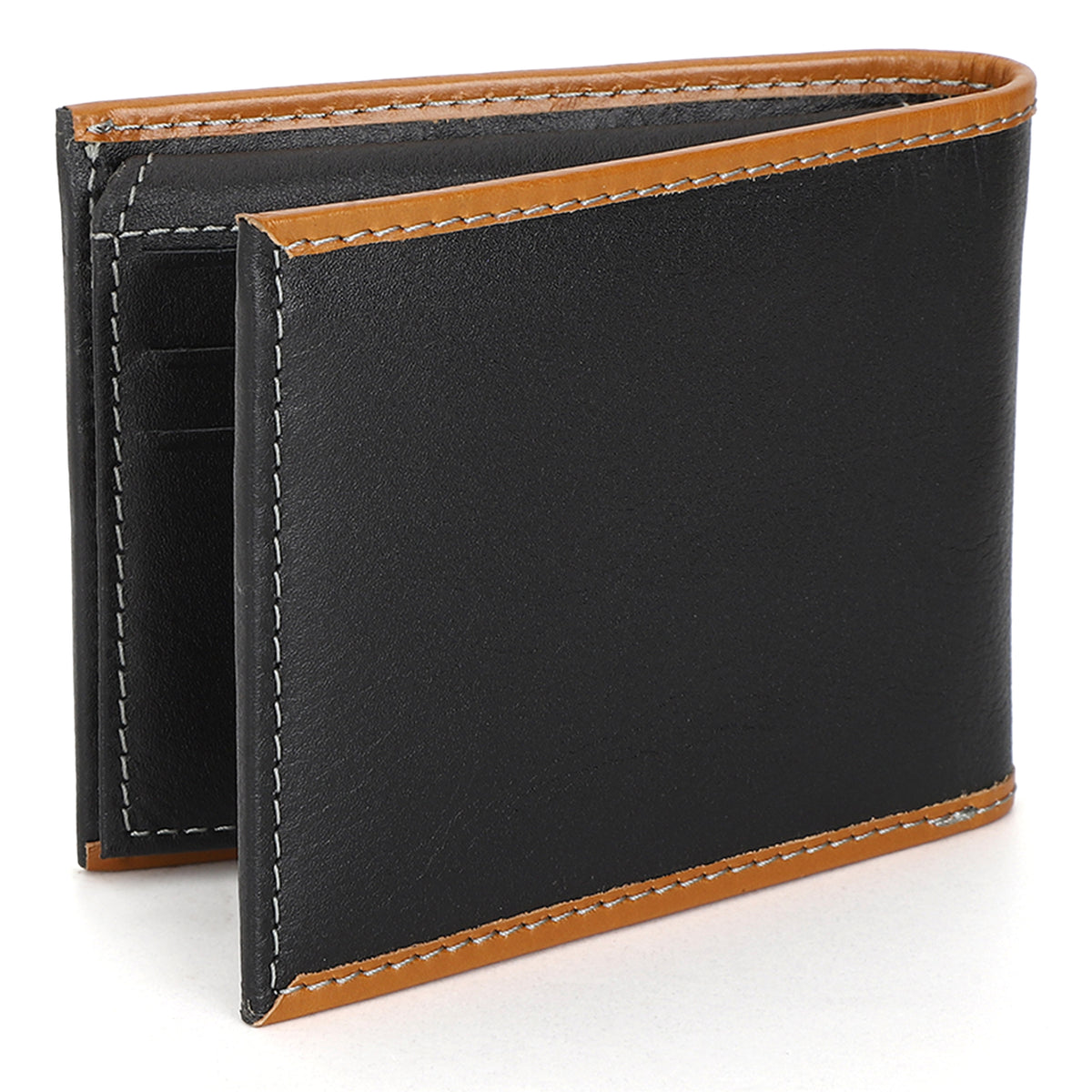 GIL Men’s Black Leather Gift Set – Belt, Wallet &amp; Keychain