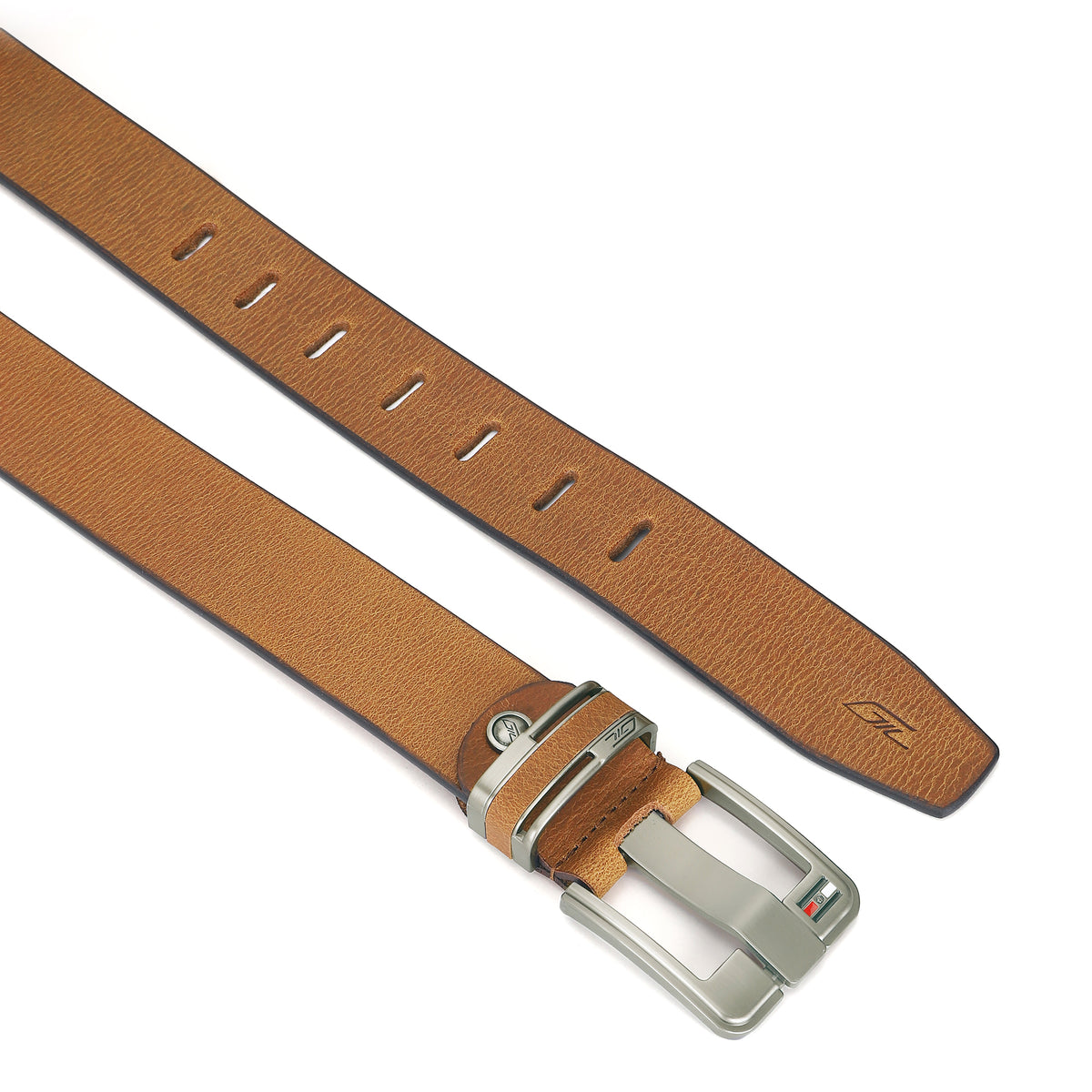 GIL Casual Men's Full-Grain Wrinkle-Free Leather Belt | Alaska