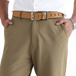 GIL Casual Men's Full-Grain Wrinkle-Free Leather Belt | Alaska