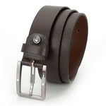 GIL Nappa Split Leather Belt for Men | 35 mm width