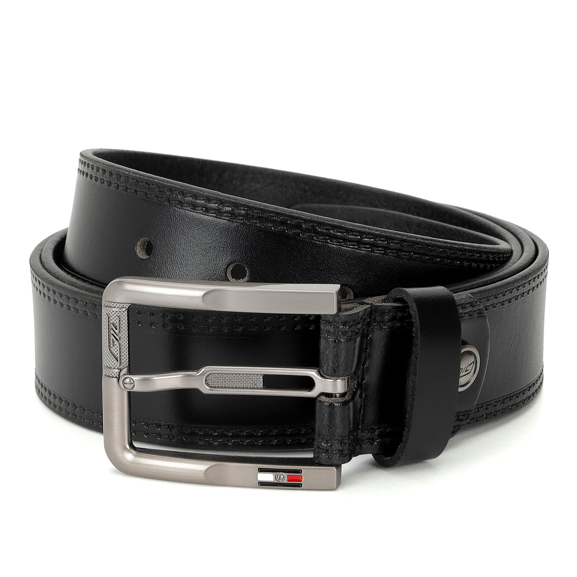 GIL Oxford 3D Embossed Leather Belt for Men | 35 mm width
