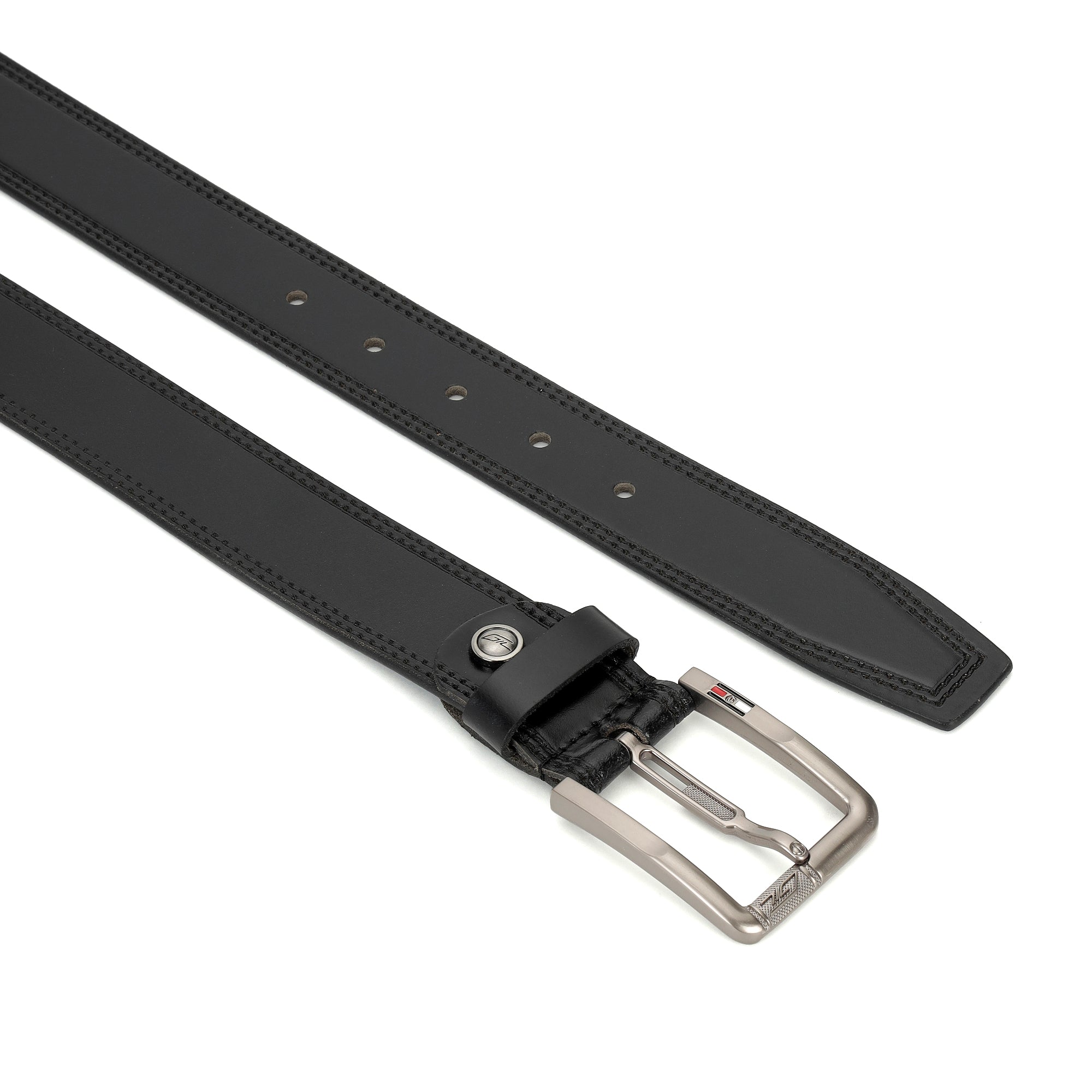 GIL Oxford 3D Embossed Leather Belt for Men | 35 mm width