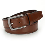 GIL Oxford 3D Embossed Leather Belt for Men | 35 mm width