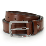 GIL Oxford 3D Embossed Leather Belt for Men | 35 mm width