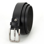 GIL Smooth Split Leather Belt for Men | 35 mm width