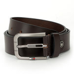 GIL Smooth Split Leather Belt for Men | 35 mm width