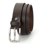 GIL Smooth Split Leather Belt for Men | 35 mm width