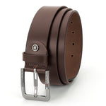 GIL Smooth Split Leather Belt for Men | 40 mm width