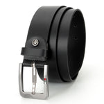 GIL Smooth Split Leather Belt for Men | 40 mm width
