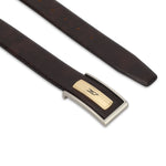 GIL Signature Profile Men's Leather Belt | Wrinkle-free | Dual-tone