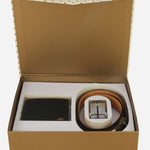 GIL Formal Leather Belt, Wallet Combo