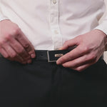 GIL Signature Profile Men's Leather Belt | Wrinkle-free | Texas